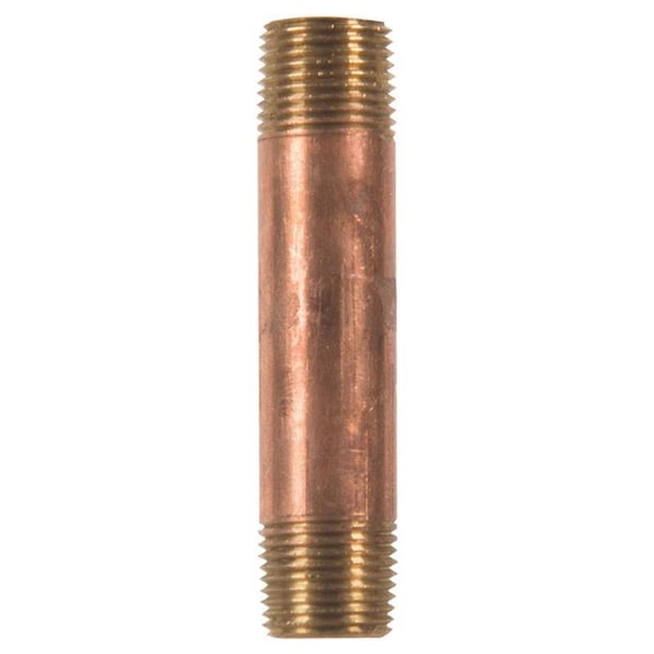 Homeplus+ ATC 3/8 in. MPT X 3/8 in. D MPT Yellow Brass Nipple 3 in. L 6JC126300201032 - main